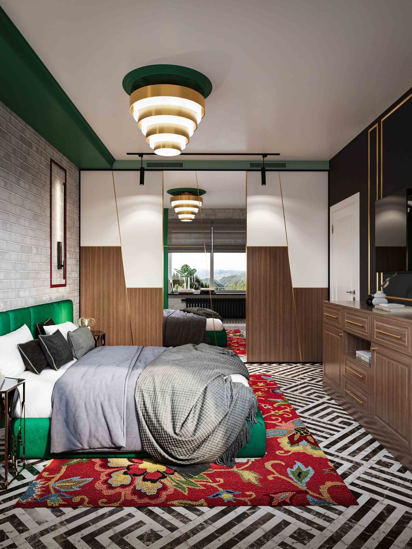 Art Deco bedroom